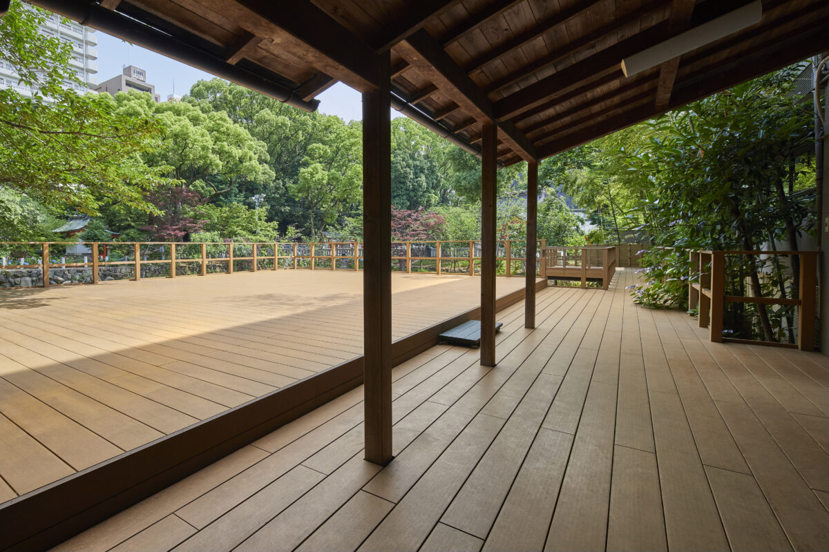 【プラスッドデッキND施工事例】生田神社