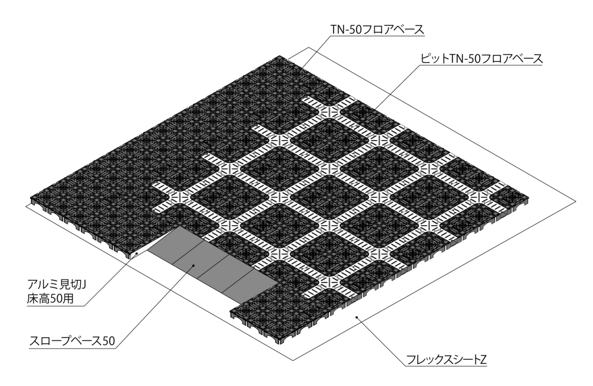 クリーンOAフロア TNシリーズ 製品画像