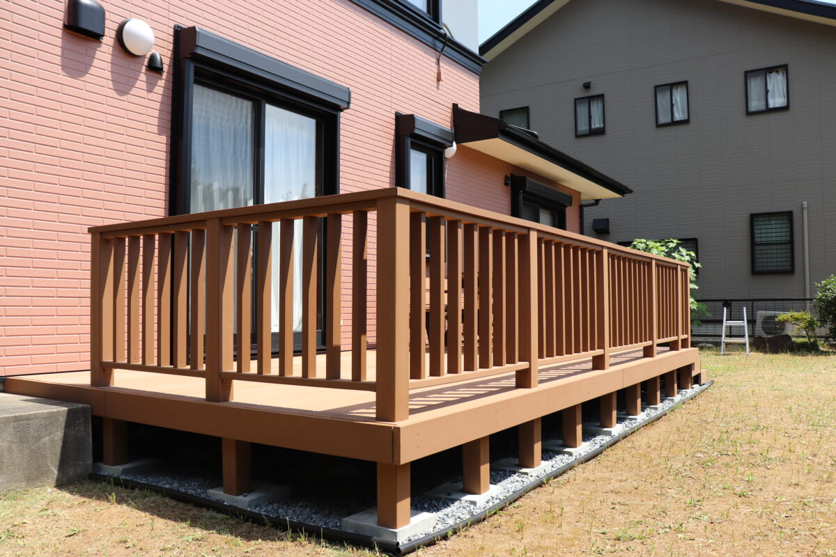 【プラスッドソライエデッキ施工事例】一般住宅