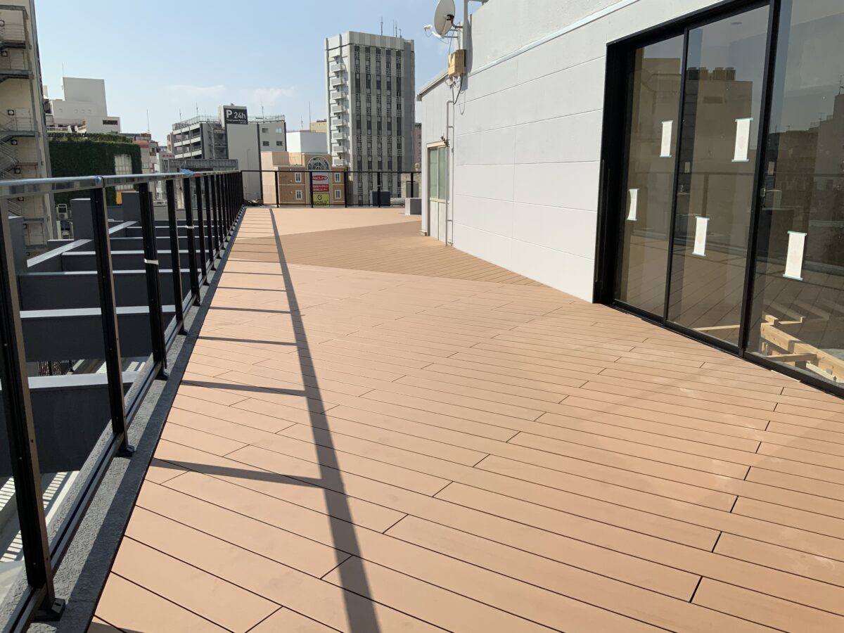 【プラスッドデッキND施工事例】鹿児島中町中央ビル