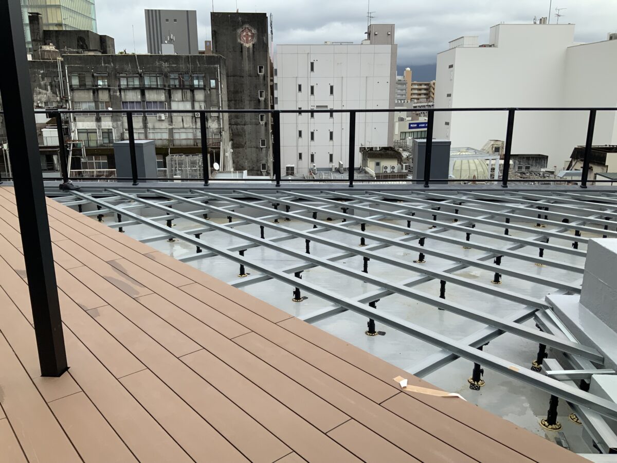 【プラスッドデッキND施工事例】鹿児島中町中央ビル