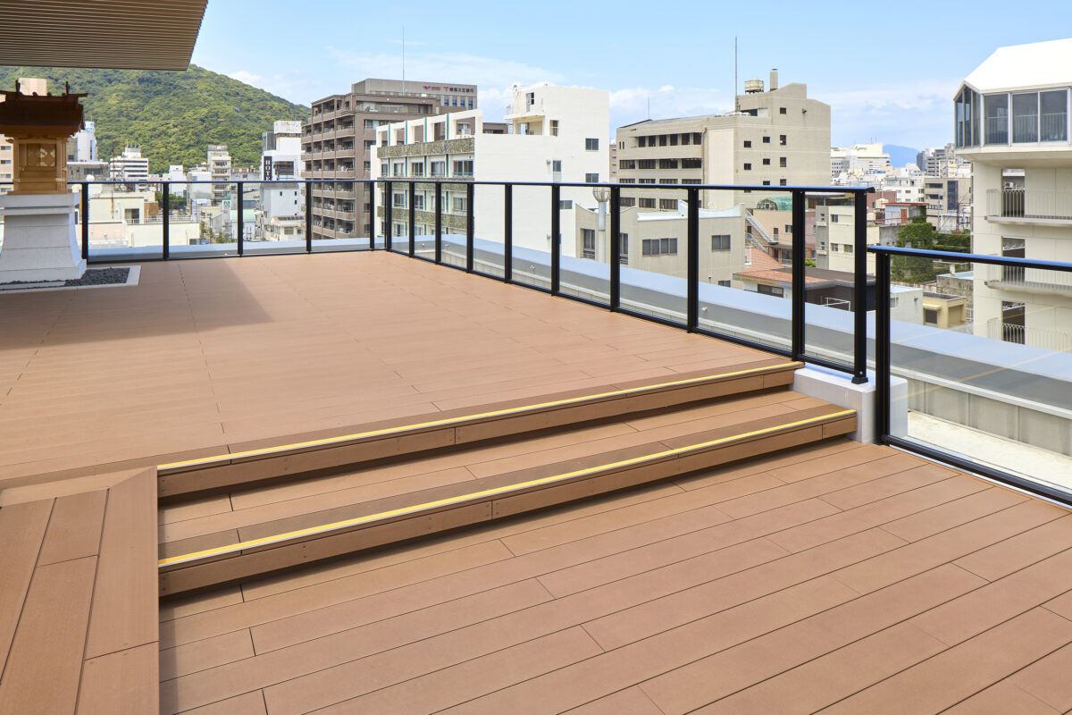 【プラスッドデッキND施工事例】徳島信用金庫 新本社本部
